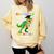 Kindergarten Graduation 1st Here We Come Class 2023 Dinosaur Comfort Colors Sweatshirt Butter