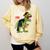 Kindergarten Grawrduate Dinosaur Graduation Cap Shirt Comfort Colors Sweatshirt Butter