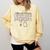 Labor And Delivery Nurse Stethoscope Coquette Bow Graduation Comfort Colors Sweatshirt Butter