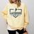 Lacrosse Senior Night Lacrosse Senior 2025 Graduation 33 Comfort Colors Sweatshirt Butter