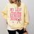 My Last First Day Senior 2026 Coquette Pink Bow Graduation Comfort Colors Sweatshirt Butter