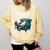 Lazy Raccoon Sarcastic Introvert Humor Japanese Animal Comfort Colors Sweatshirt Butter