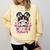 Lil Miss 1st Grade Grad Graduation Last Day Of 1st Grade Comfort Colors Sweatshirt Butter