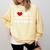 I Love My Introvert Friends I Heart My Introvert Friends Comfort Colors Sweatshirt Butter