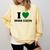 I Love Irish Exits St Patrick's Day Introvert Party Comfort Colors Sweatshirt Butter I Love Irish Exits St Patrick's Day Introvert Party Comfort Colors Sweatshirt Butter