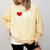 I Love My Social Anxiety Heart Humor Introvert Statement Comfort Colors Sweatshirt Butter