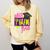 Miss 5th Grade Shirt 5 Grad Kids Girl Graduation School Comfort Colors Sweatshirt Butter