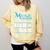 Music Major Student Pun Graduation Comfort Colors Sweatshirt Butter
