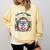 I Am Not a Hugger Introvert Hedgehog With Cactus Comfort Colors Sweatshirt Butter