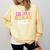 In My Nurse Era Nursing School Graduation Women Comfort Colors Sweatshirt Butter