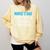 Nurse's Dad Father Nursing School Graduation Comfort Colors Sweatshirt Butter