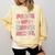 Peace Out Middle School Graduation Groovy Last Day Of School Comfort Colors Sweatshirt Butter