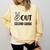Peace Out Second Grade Last Day Of School Graduation Kids Comfort Colors Sweatshirt Butter