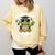 Peace Sign Hand Turtle Class Of 2026 Graduation Comfort Colors Sweatshirt Butter