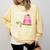 Pink I Graduated From Elementary Graduation Comfort Colors Sweatshirt Butter