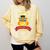 Pre-K Graduation 2018 Cute Owl Comfort Colors Sweatshirt Butter
