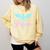 Pre-Med Women Pre Med Princess Graduation Comfort Colors Sweatshirt Butter
