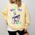 Preschool Graduate Shirt ABC 123 Mic Drop Llama Graduation Comfort Colors Sweatshirt Butter