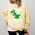 Preschool Graduation Preschooler Dinosaur Pre-K Dino Kids Comfort Colors Sweatshirt Butter