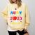 Proud Aunt Of 2023 Pre-K Graduate Senior Graduation Matching Comfort Colors Sweatshirt Butter