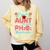 Proud Aunt Of An Amazing PhD Graduate Family Graduation Comfort Colors Sweatshirt Butter