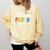 Proud Aunt Of A Pre-K 2025 Graduate Class Of 2025 Graduation Comfort Colors Sweatshirt Butter