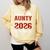 Proud Aunty Of a Class Of 2026 Graduate Senior Graduation Comfort Colors Sweatshirt Butter