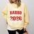 Proud Babbo Of a Class Of 2026 Graduate For Graduation Comfort Colors Sweatshirt Butter