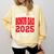 Proud Bonus Dad Of a Class Of 2025 Graduate Graduation Comfort Colors Sweatshirt Butter