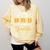 Proud Bro Of A Class Of 2024 Graduate Senior Graduation Comfort Colors Sweatshirt Butter