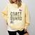 Proud Coast Guard Sister US Coast Guard Graduation Sister Comfort Colors Sweatshirt Butter