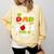 Proud Dad Of 2023 Pre K Graduate Graduation Comfort Colors Sweatshirt Butter