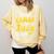 Proud Dad Of A 2023 Senior Graduation Comfort Colors Sweatshirt Butter