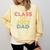 Proud Dad Of A Class Of 2027 Graduate Senior Graduation Comfort Colors Sweatshirt Butter