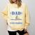 Proud Dad Of A State Trooper Police Officer Graduation Comfort Colors Sweatshirt Butter