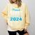 Proud Daddy Of 5th Grade Graduate 2024 Family Graduation Comfort Colors Sweatshirt Butter