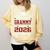 Proud Grammy Of A 2026 Graduate Class Of Graduation Comfort Colors Sweatshirt Butter