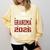 Proud Grandma Of A 2026 Graduate Class Of Graduation Comfort Colors Sweatshirt Butter