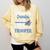 Proud Grandpa Of a State Trooper Police Officer Graduation Comfort Colors Sweatshirt Butter