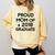 Proud Mom Of A 2018 Graduate Mama Graduation Comfort Colors Sweatshirt Butter