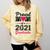 Proud Mom Of A 2021 Graduate Senior Graduation Comfort Colors Sweatshirt Butter