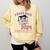 Proud Mom Of a 2024 Graduate Floral Flower Family Graduation Comfort Colors Sweatshirt Butter