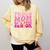 Proud Mom Of a 2025 Graduate Class Senior Graduation Mother Comfort Colors Sweatshirt Butter