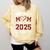 Proud Mom Of 2025 Senior Graduate Matching Family Graduation Comfort Colors Sweatshirt Butter