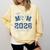 Proud Mom Of a Class Of 2026 Graduate Senior Graduation Comfort Colors Sweatshirt Butter