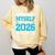 Proud Myself Of A Class Of 2026 Graduate Senior Graduation Comfort Colors Sweatshirt Butter