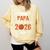 Proud PAPA Of 2026 Senior Basketball Student Graduation Comfort Colors Sweatshirt Butter