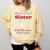 Proud Sister Of 2018 Graduate Dabbing Graduation Comfort Colors Sweatshirt Butter