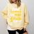 Proud Sister Of A 2026 Graduate Senior Class Graduation Comfort Colors Sweatshirt Butter