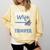 Proud Wife Of a State Trooper Police Officer Graduation Comfort Colors Sweatshirt Butter
